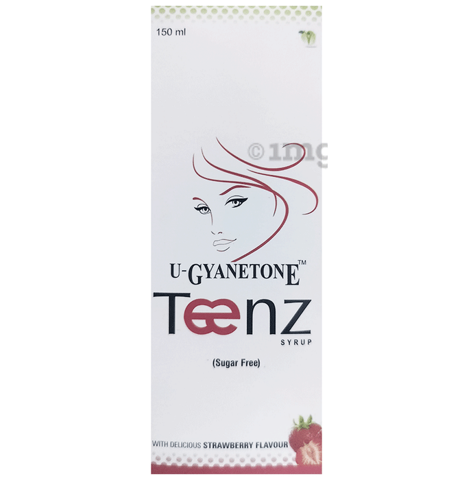 U-Gyanetone Teenz Syrup Strawberry Sugar Free