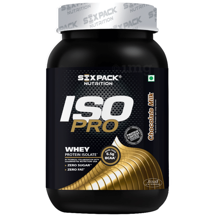 Sixpack Nutrition Iso Pro 100% Whey Protein Isolate Powder Chocolate Milk