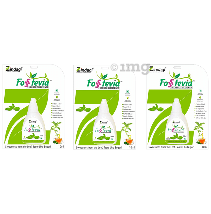Zindagi Fosstevia Herbal Sweetener (10ml Each)