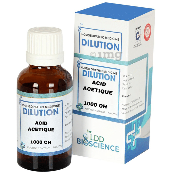 LDD Bioscience Acid Acetique Dilution 1000 CH