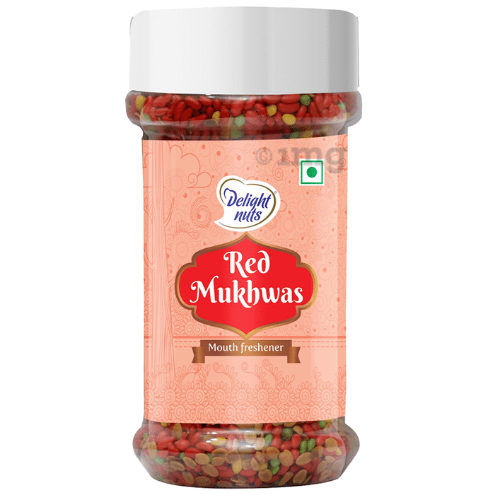 Delight Nuts Red Mukhwas Mouth Freshener