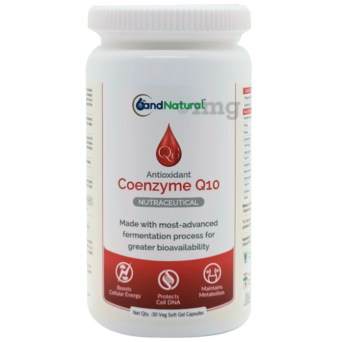 6th and Natural Coenzyme Q10 Veg Softgel Capsule