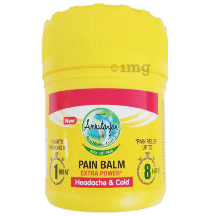 Amrutanjan Pain Balm Extra Power Aromatic Action
