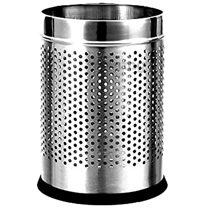 Mowell Stainless Steel Perforated Open Dustbin
