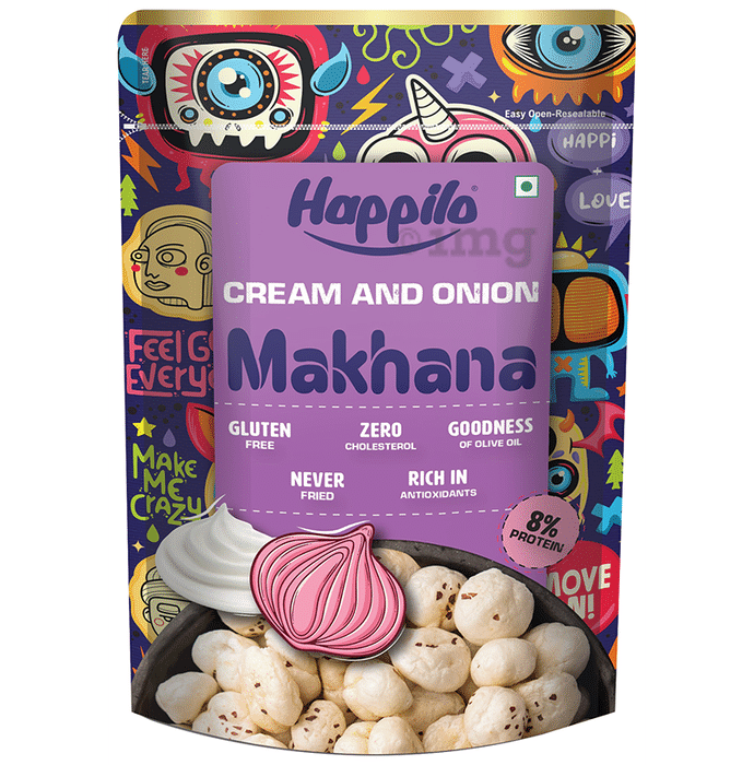 Happilo Cream & Onion Makhana