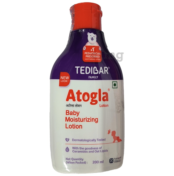 Tedibar Tedibar Atogla Baby Moisturizing Lotion with Ceramides & Oat Lipids | Derma Care | Paraben-Free | Dermatologically Tested
