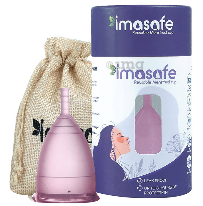 Imasafe Reusable Menstrual Cup Pink Small