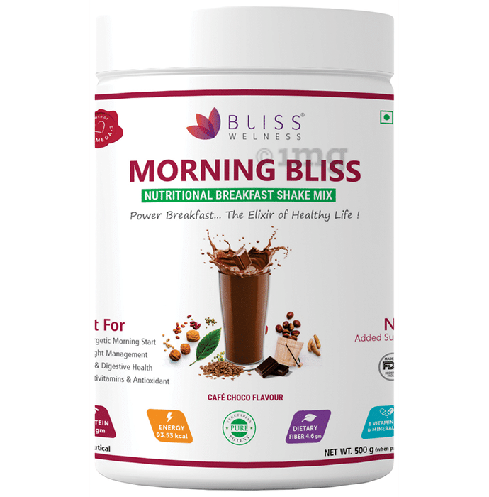 Bliss Welness Morning Bliss Nutritional Breakfast Mix Choco Powder