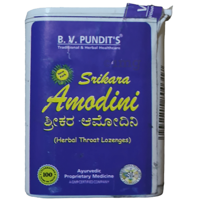 B. V. Pundit's Srikara Amodini Herbal Throat Lozenges