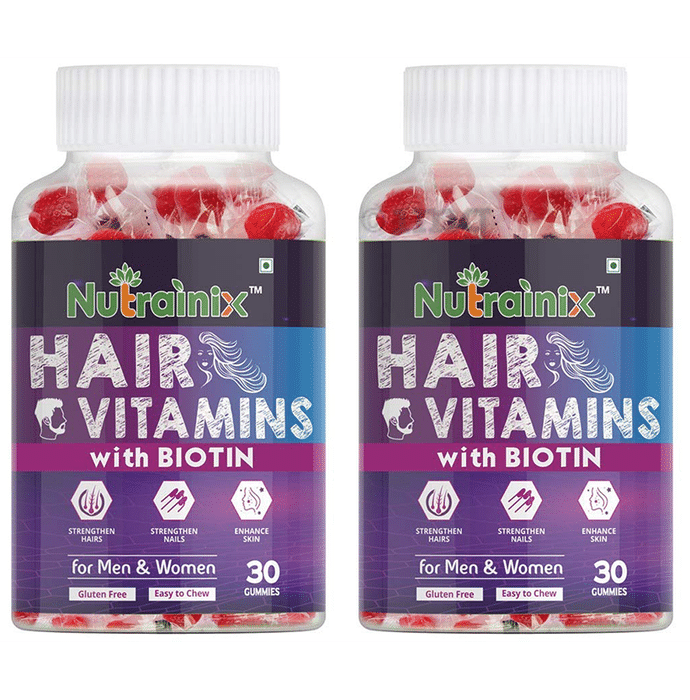 Nutrainix Hair Vitamins with Biotin Gummy (30 Each)