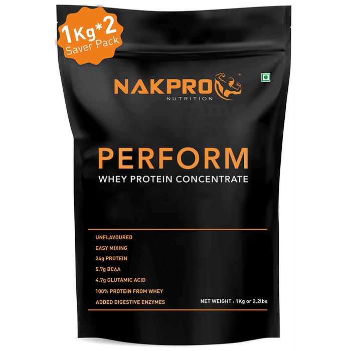Nakpro Nutrition Perform Whey Protein Concentrate Unflavored