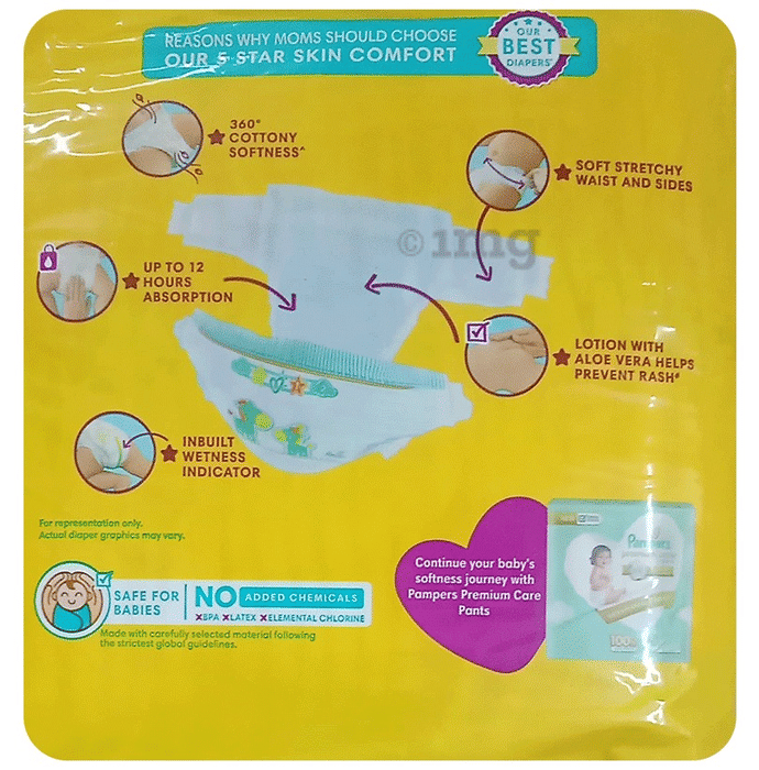 Pampers New Baby Premium Taped Diaper: Buy packet of diapers