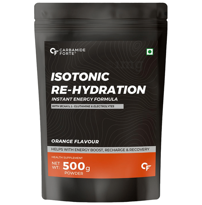 Carbamide Forte Isotonic Re-Hydration Instant Energy Formula Powder Orange