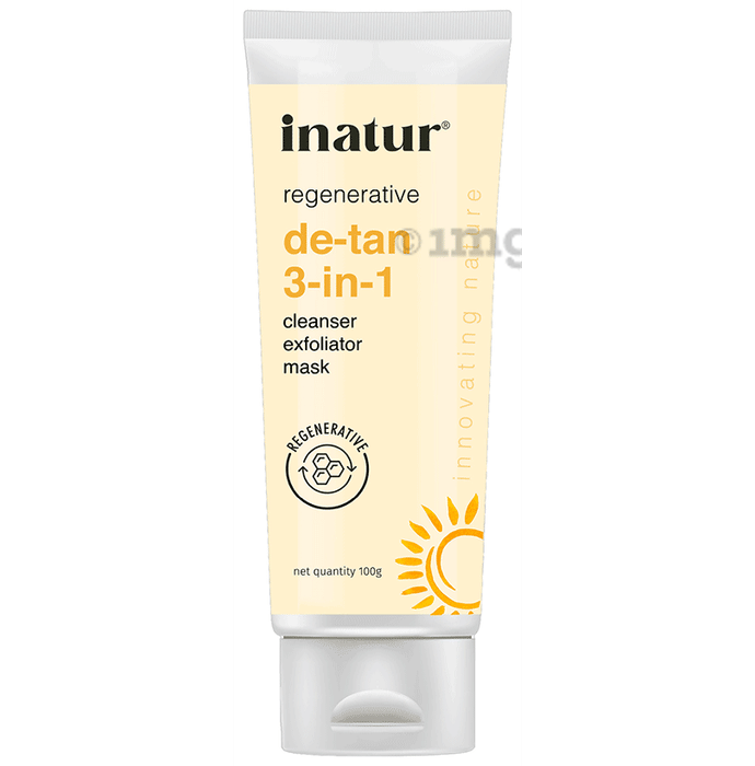 Inatur Detan 3 in 1 Cleanser Exfloiator Mask