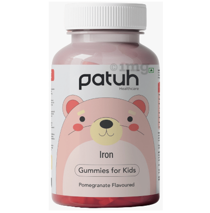 Patuh Healthcare Iron Gummies for Kids (30 Each) Pomegranate