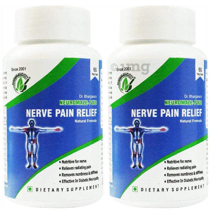 Dr.Bhargav’s Neuromaze-Plus Nerve Pain Relief Veg Capsules (60 Each)