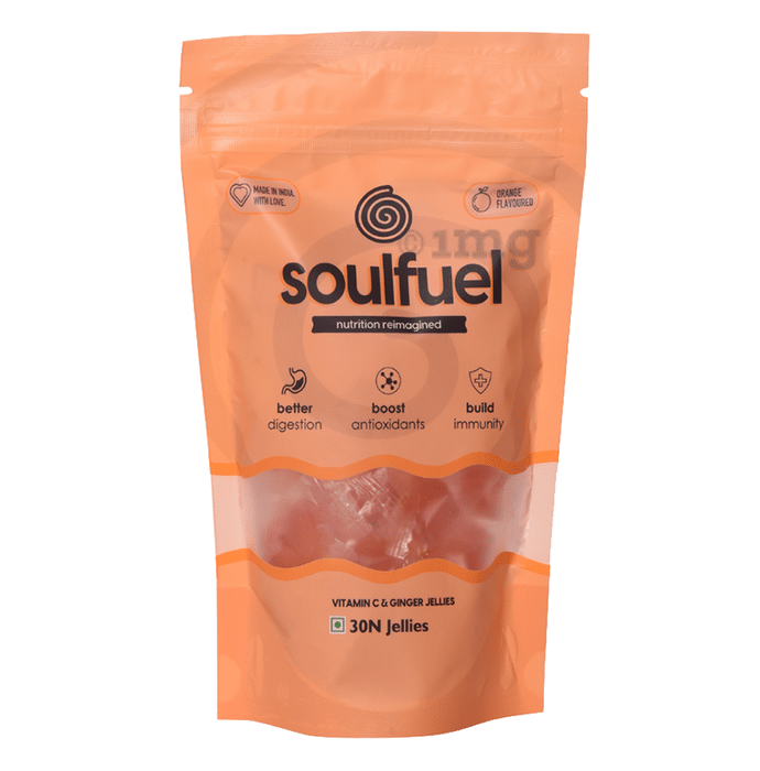 SoulFuel Vitamin C & Ginger Jellies Orange