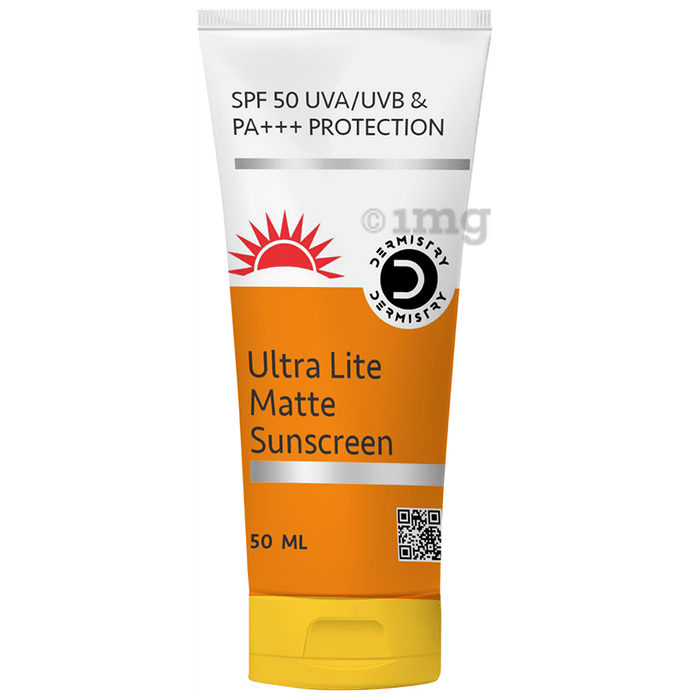 Dermistry Ultra Lite Matte Finish Sunscreen for Oily Skin SPF-50