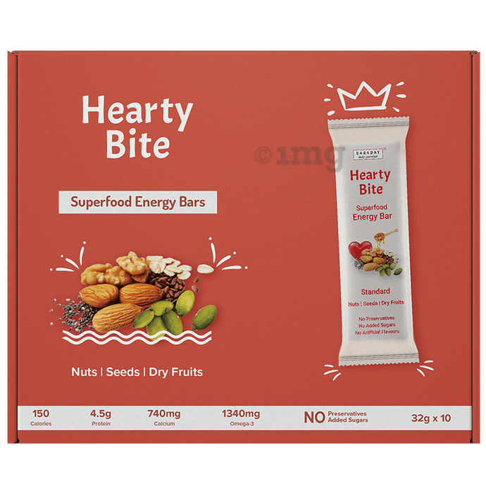 Hearty Bite Superfood Bar | No Added Sugar | Flavour Standard