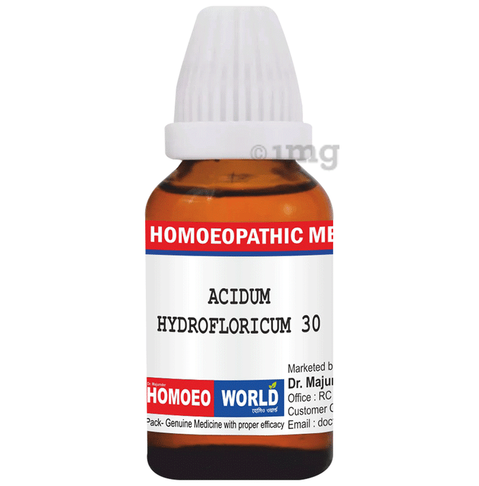 Dr. Majumder Homeo World Acidum Hydrofloricum Dilution 30