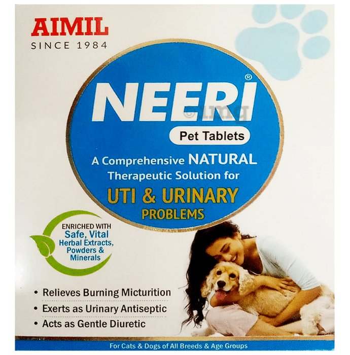 Aimil Neeri Pet Tablet | Herbal Kidney Medicine for Dogs & Cats