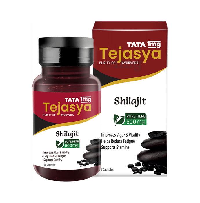 Tata 1mg Tejasya Shilajit Capsule 500mg