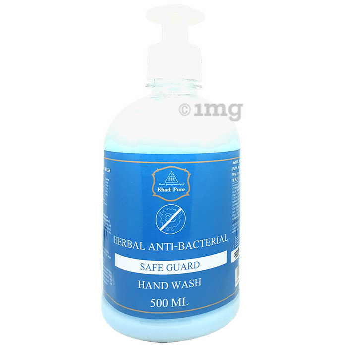 Khadi Pure Hand Wash Anti-Bacterial Safe Guard