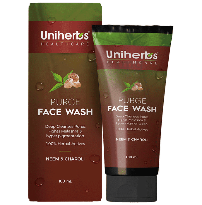 Uniherbs Purge Face Wash Neem & Charoli