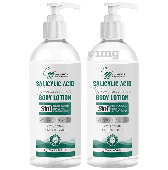 CGG Cosmetics Combo Pack of Salicylic Acid Body Lotion (200ml Each)