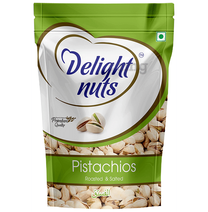 Delight Nuts Pistachios Rosted & Salted (200gm Each)