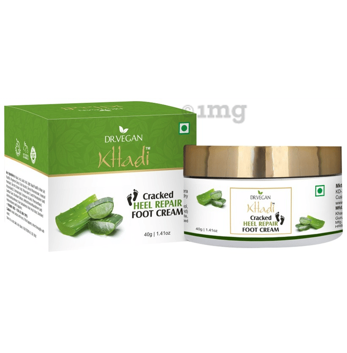 Dr. Vegan Khadi Cracked Heel Repair Foot Cream Buy jar of 40.0 gm