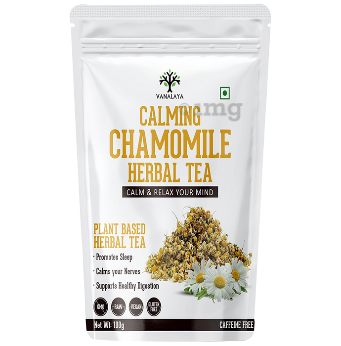 Vanalaya Calming Chamomile Herbal Tea | Supports Sleep & Digestion