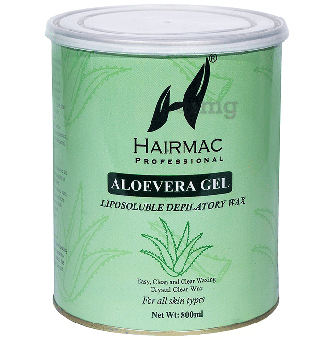 Hairmac Professional Aloevera Gel Liposoluble Depilatory Wax Buy Tin