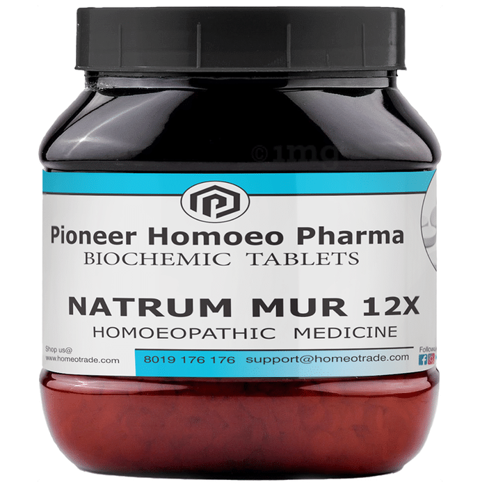 Pioneer Pharma Natrum Mur 12X Biochemic Tablet