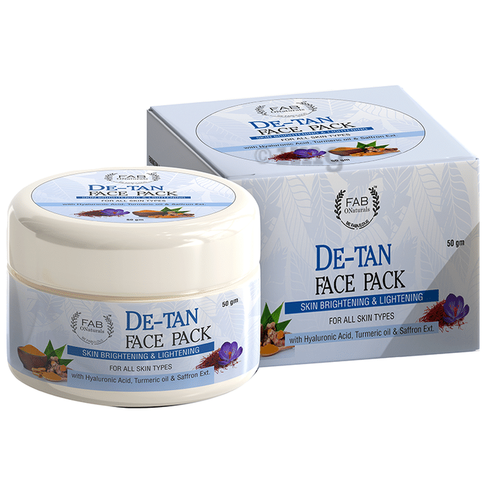 Fab O Naturals De-Tan Face Pack
