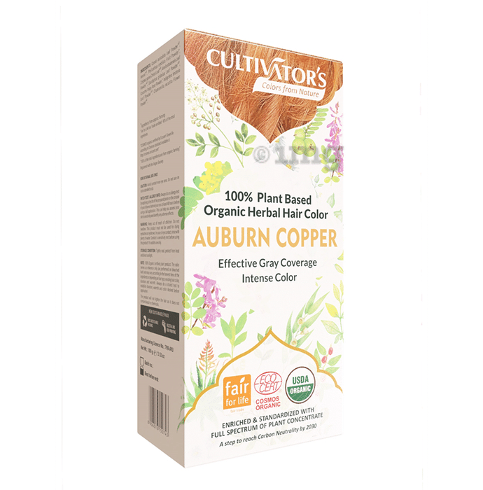 Cultivator's Organic Herbal Hair Color Auburn Copper