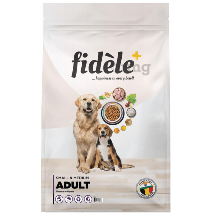 Fidele Plus Small & Medium Adult Dry Dog Food
