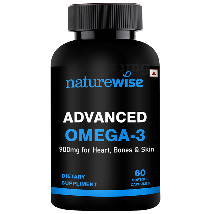 Naturewise Advanced Omega 3 900mg Softgel Capsule (60 Each)