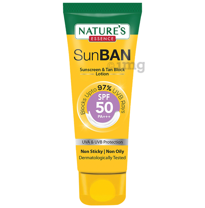 Nature's Essence Sunban Sunscreen & Tan Block Lotion SPF 50 PA+++