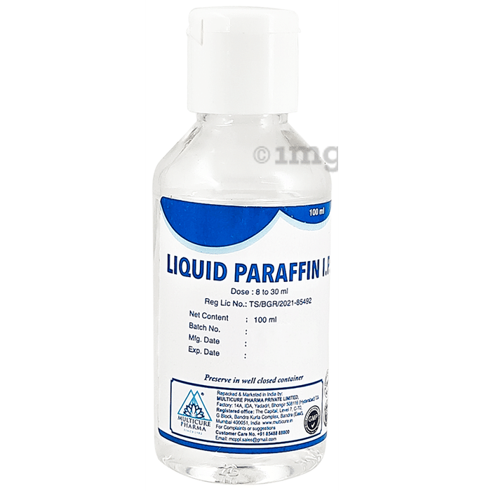Multicure Liquid Paraffin I.P. Buy bottle of 100.0 ml Liquid at best price in India 1mg