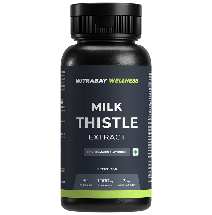 Nutrabay Wellness Milk Thistle Extract Capsule