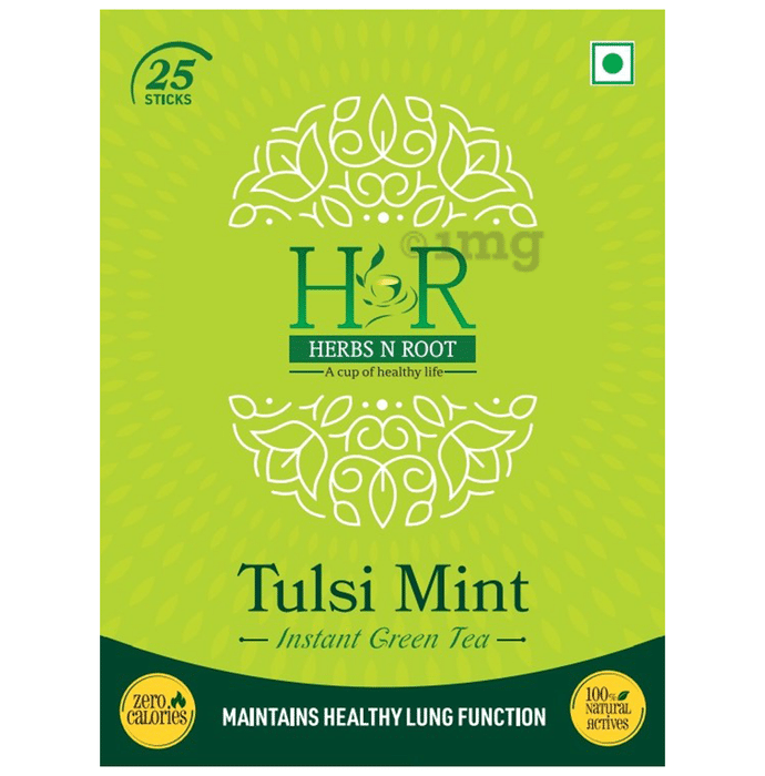 Herbs N Root Tulsi Mint Instant Green Tea Stick (2gm Each)
