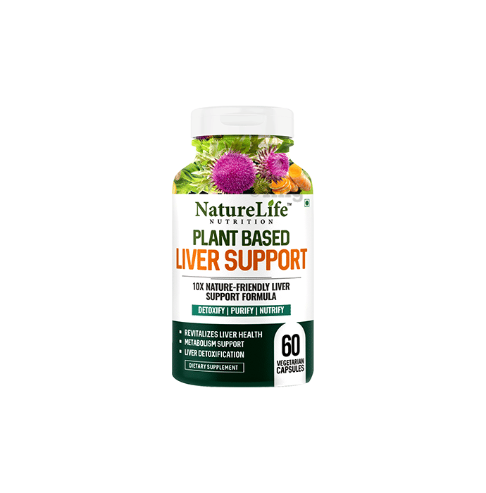 Nature Life Nutrition Plant Based Liver Support Vegetarian Capsule