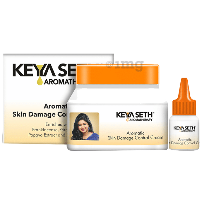 Keya Seth Aromatherapy Aromatic Skin Damage Control Cream 45gm & Serum 5ml