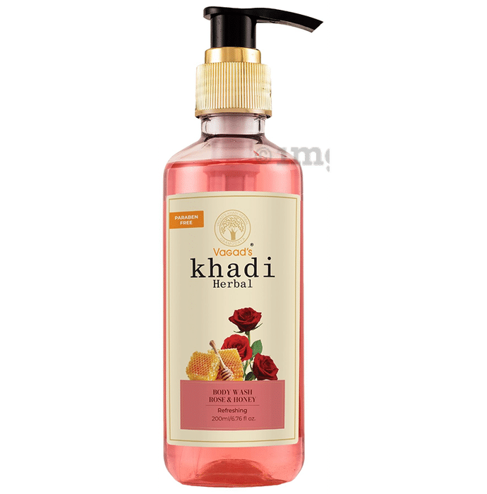 Vagad's Khadi Rose & Honey Herbal Body Wash