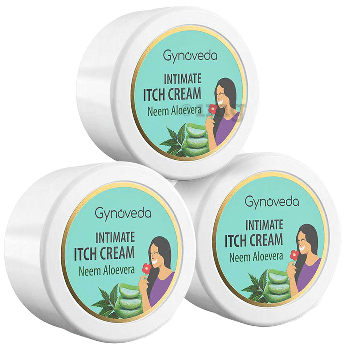 Gynoveda Intimate Itch Cream Neem Aloevera (30gm Each)