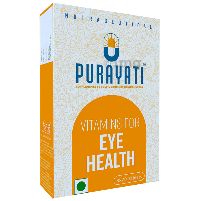 Purayati Vitamins for Eye Health Vegetarian Capsule