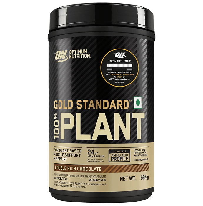 Optimum Nutrition Gold Standard 100% Plant Protein Powder Double Rich Chocolate