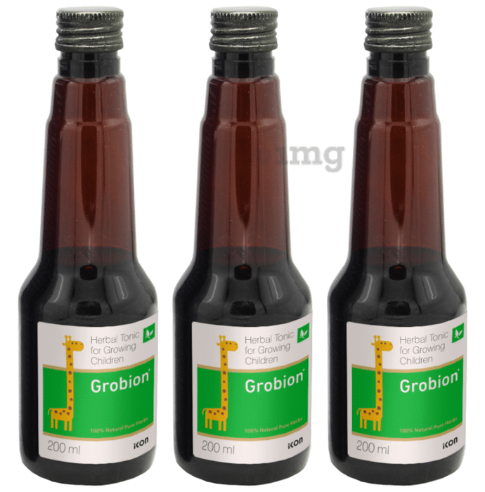 Grobion Herbal Tonic for Growing Children (200ml Each)