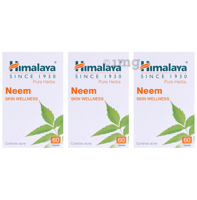 Himalaya Wellness Neem Skin Wellness Tablet (60 Each)